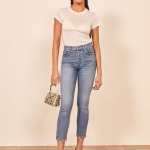 Reformation Serena High Skinny Crop Jeans